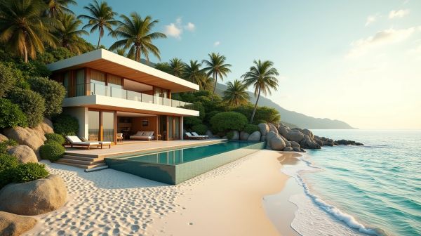 Rent villa in St Barths: Discover exclusive beachfront properties with luxury amenities